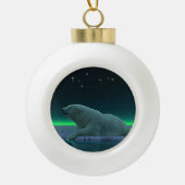 Eiskantenpanzer Keramik Kugel-Ornament (Vorderseite)