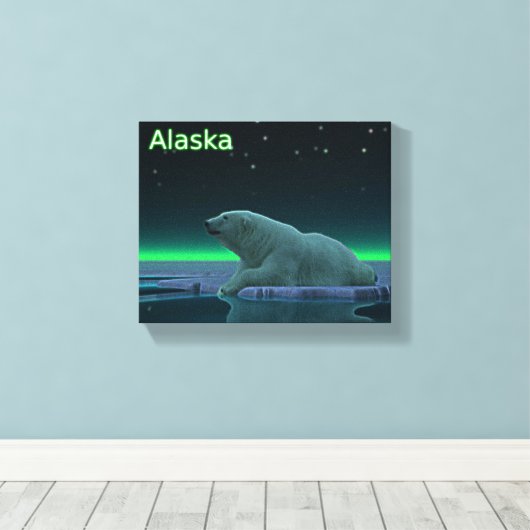 Eiskantenpanzer Leinwanddruck (Insitu (Holzboden))