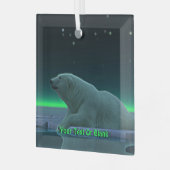 Eiskantenpanzer Ornament Aus Glas (Vorderseite links)