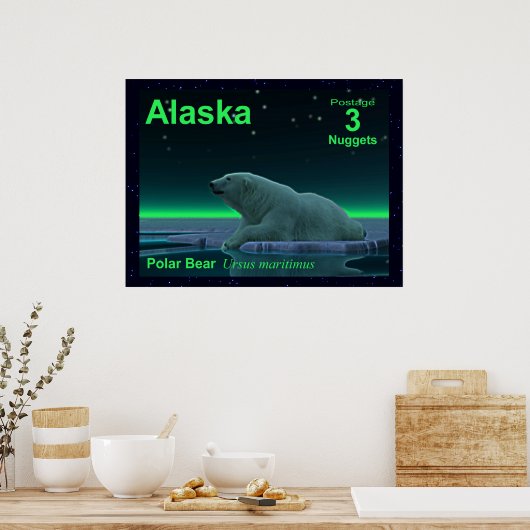 Eiskantenpanzer Poster (Küche)