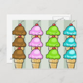 Eiskarte Postkarte (Vorne/Hinten)