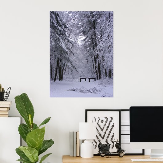 Eiskathedral 2 ~ Druck Poster (Heimbüro)