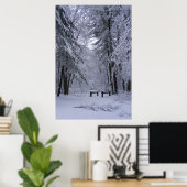 Eiskathedral ~ Druck Poster (Heimbüro)