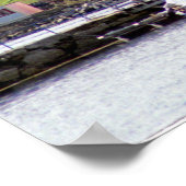 Eiskathedral-Poster Poster (Ecke)