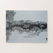 Eiskette im Winter Puzzle (Horizontal)