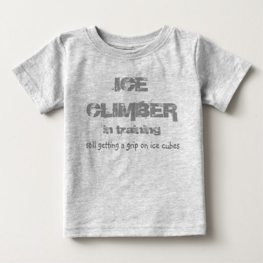 Eiskletterer im Training T-Shirt (Vorderseite)