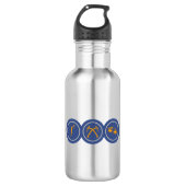 Eisklettergestänge Edelstahlflasche (Vorderseite)