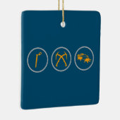 Eisklettergestänge Keramikornament (Rechts)