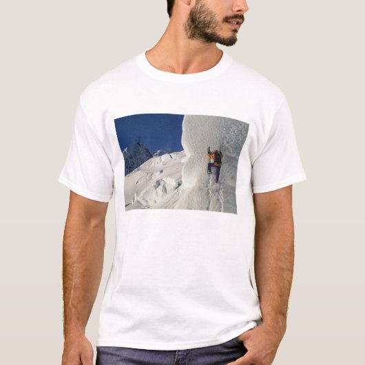 Eisklettern auf dem Tasman Gletscher unterhalb des T-Shirt (Vorderseite)