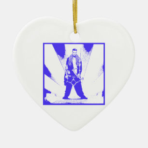 Eisklettern Baby Keramik Ornament