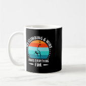 Eisklettern, Eispickel, Bergsteigen, Bergsteiger Kaffeetasse (Links)
