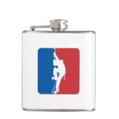 Eisklettern Flachmann (Vorderseite)