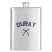 Eisklettern Flachmann (Vorderseite)