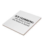 Eisklettern - kalt, erschreckt fliese (Seite)