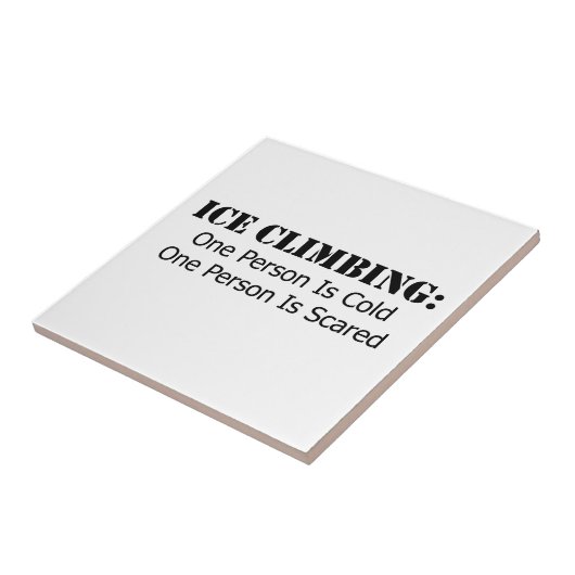 Eisklettern - kalt, erschreckt fliese (Seite)