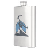 Eisklettern Kraft Flachmann (Links)