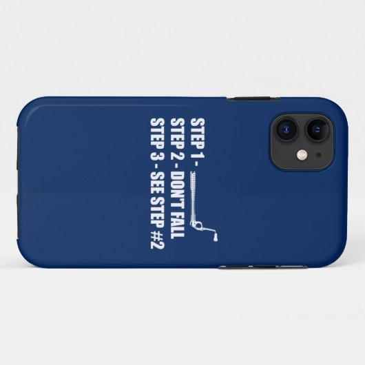 Eisklettern - Nicht fallen Case-Mate iPhone Hülle (Rückseite (Horizontal))