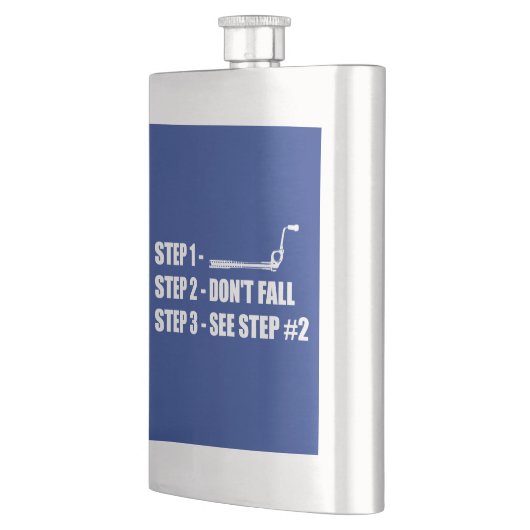 Eisklettern - Nicht fallen Flachmann (Links)