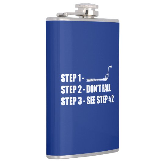 Eisklettern - Nicht fallen Flachmann (Rechts)