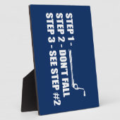 Eisklettern - Nicht fallen Fotoplatte (Seite)