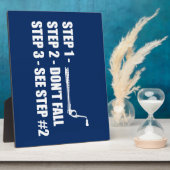 Eisklettern - Nicht fallen Fotoplatte (Seite)