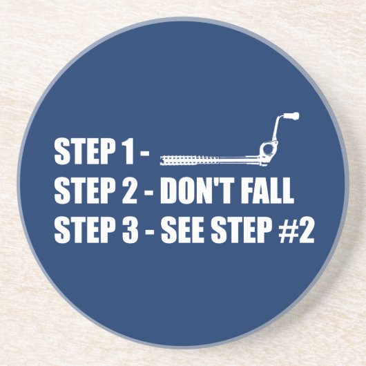 Eisklettern - Nicht fallen Getränkeuntersetzer (Vorne)