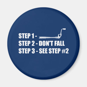 Eisklettern - Nicht fallen Magnet