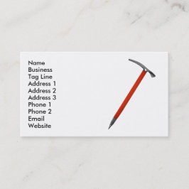 Eisklettern Outdoor Instruction Business Visitenkarte