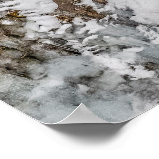 Eisklettersteig Poster (Ecke)