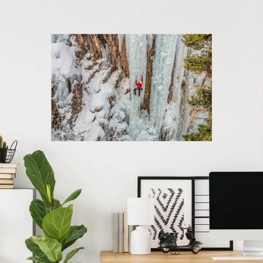 Eisklettersteig Poster (Heimbüro)
