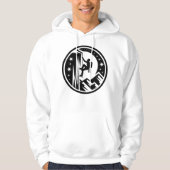 Eisklettersteig unter dem nächtlichen Himmel Hoodie (Vorderseite)
