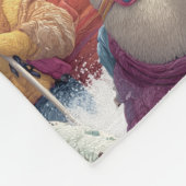 Eisklub der Arktischen Eisbären Fleecedecke (Ecke)