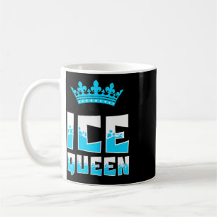 Eiskönigin Grafik Eisangeln Fischer Eis Angelrute Kaffeetasse