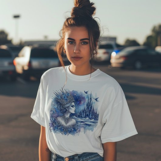 Eiskönigin mit Schloss T-Shirt
