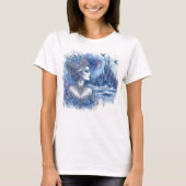 Eiskönigin mit Schloss T-Shirt (Vorderseite)