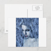 Eiskönigin Postkarte (Vorne/Hinten)