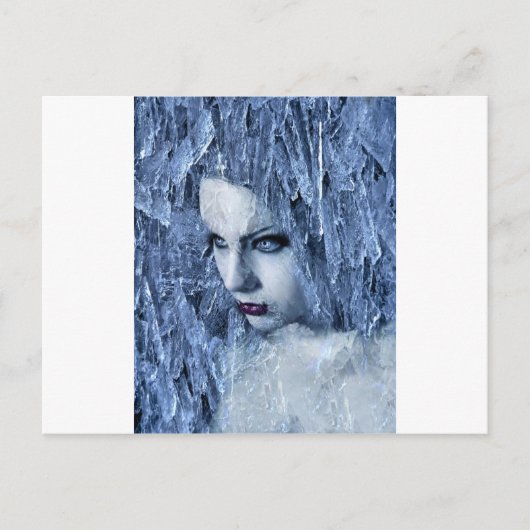Eiskönigin Postkarte (Vorderseite)
