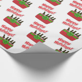 Eiskrebse Cooler glückliche Feiertage Geschenkpapier (Ecke)