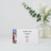 Eiskrem auf der Messe kaufen Visitenkarte (Stehend Vorderseite)