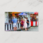 Eiskrem auf der Messe kaufen Visitenkarte (Rückseite)