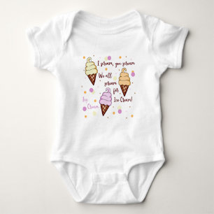 Eiskrem Baby Strampler