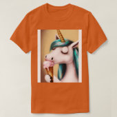 Eiskrem Einhorn T-Shirt (Design vorne)