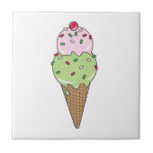 Eiskrem Fliese (Vorderseite)