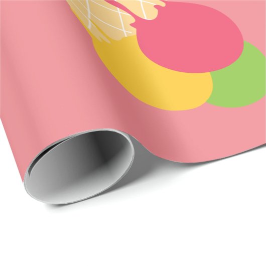 Eiskrem Geschenkpapier (Rolleneckpunkt)