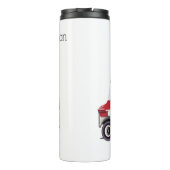 Eiskrem LKW individuelle Name Thermosbecher (Rückseite)