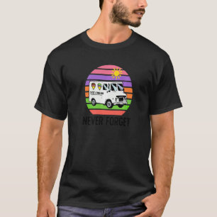 Eiskrem LKW Nostalgie Vergessen Sie nie T-Shirt