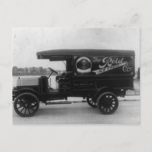 Eiskrem Postkarte (Vorderseite)