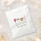 Eiskrem Sozialer Gefallen Banana Split Geschenktütchen (Ausgeschnitten)