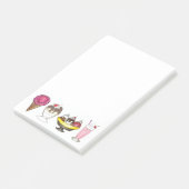 Eiskrem Sozialer Gefallen Banana Split Post-it Klebezettel (angewinkelt)