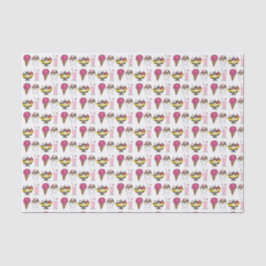 Eiskrem Sozialer Gefallen Banana Split Seidenpapier